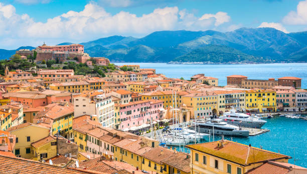 Vista panoramica di Portoferraio, capoluogo dell'Isola d'Elba